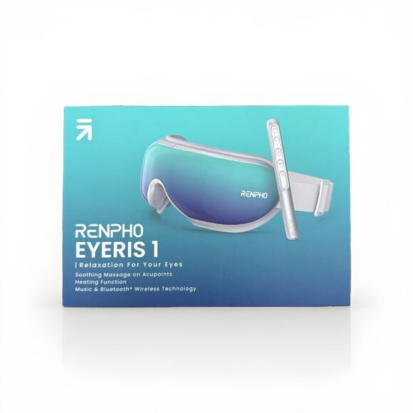RENPHO Eyeris 1 Eye Face Massager w/ Heat Sleep Mask Migraine Relief Bluetooth + - Picture 1 of 16